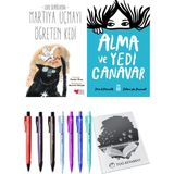 Alma ve Yedi Canavar ve Martıya Uçmayı Öğreten Kedi 2'li Set - Kalem