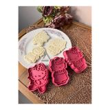 Almalı Hello Kitty Kurabiye Kalıbı Set-1 (3'LÜ)
