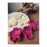 Almalı Hello Kitty Kurabiye Kalıbı Set-2 (3'LÜ)