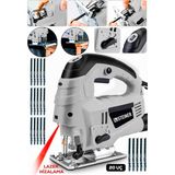 Alman 4600 W Lazerli Sjs Metal Şanzuman 6 Kademe Devirli Pandül Ayarlı Dekupaj Testere Makinesi 2