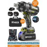 Alman BA01072S Akülü Somun Sıkma Makinesi | 1200 Nm Tork – 36V 5AH | Darbeli Lokma – Ağır Hizmet Tipi