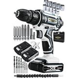 Alman DW0512 Darbeli 27 Pcs Set Şarjlı 2x Akülü Vidalama Matkap Titanyum Sargı Motor