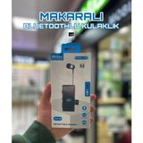 Almanara Project Bluetooth 5.4 Makaralı Kablosuz Kulaklık LED Ekranlı Clip-On Tasarım Uzun Pil Ömrü Net Ses - Siyah