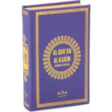 Almanca Mealli Hafız Boy Termo Deri Kuranı Kerim - Mor
