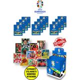 Almanya Euro 2024 Avrupa Şampiyonası Match Attax - 12 Adet Futbolcu Sticker Paketi (72 Adet Sticker) - Renkli