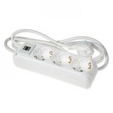 Almera Usb'li 3'lü 2 m Topraklı Priz