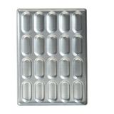 Almetal Alüminyum Sandwich Ekmeği Tavası 8 Gözlü 40*60 Cm