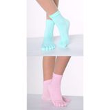 Almila 2 Çift Almila Yoga&pilates, Barre, Dans Çorabı Turkuaz-Açık Pembe - 35 - 40 - Turkuaz - Açık Pembe