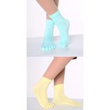 Almila 2 Çift Almila Yoga&pilates, Barre, Dans Çorabı Turkuaz-Sarı - 35 - 40 - Turkuaz - Sarı