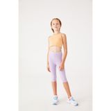 Almila Kids Pamuk Elastan Kapri (Diz Altı) Kız Çocuk Okul Taytı 2006 - 7 - 8 Yaş - Lila