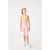 Almila Kids Pamuk Elastan Kapri (Diz Altı) Kız Çocuk Okul Taytı 2006 - 7 - 8 Yaş - Pembe
