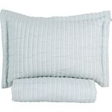 Almila Stripe Yatak Örtüsü Seti Tek Kişilik (210X230 Cm) - 200 x 220 cm - Açık Mavi