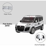 Almilox Oto Aksesuar Fıat Doblo 2010- Set Kapı Kolu- Ayna Kapağı - Paslanmaz Çelik