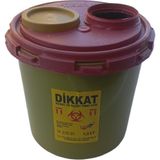 Almina 10 Adet Kesici ve Delici Tıbbi Enfekte Atık Kutusu 1.3 Lt