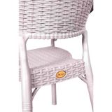 Almina Bambu Rattan Sandalye Kollu Koltuk Dayanikli Bahce Balkon Ve Teras Sandalyesi 4 Adet