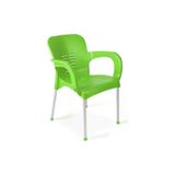 Almina Plastik Sandalye Metal Ayakli Bahce Balkon Ve Teras Sandalyesi 4 Adet