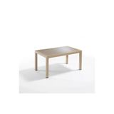 Almina Rattan Masa Takımı 90X150 Camlı Masa 4 Kişilik Bambu Sandalye Seti Bahçe Balkon Teras Takımı