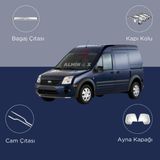 Alminox Oto Aksesuar Connect 2009-2014 Set Bagaj Çıtası - Kapı Kolu -Cam Çıtası-Ayna Kapağı - Paslanmaz Çelik