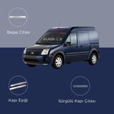 Alminox Oto Aksesuar Connect Set 2009 -2014 - Kapı Eşiği- Bagaj Çıtası - Sürgülü Kapı Çıtası - Paslanmaz Çelik