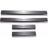 Alminox Oto Aksesuar Opel Vectra B Krom Kapı Eşiği 4prç. 1995-2003 Arası P.çelik - Paslanmaz Çelik