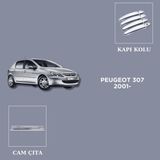 Alminox Oto Aksesuar Peugeot 307 2001- Set 12 Prç - Paslanmaz Çelik