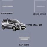 Alminox Oto Aksesuar Peugeot Partner Tepee 2008-2012 7 Prç Set - Paslanmaz Çelik