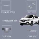 Alminox Oto Aksesuar Renault Symbol 2013- Set 13 Prç - Paslanmaz Çelik