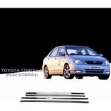 Alminox Oto Aksesuar Toyota Corolla 2002 Sonrası Cam Çıta - Paslanmaz Çelik