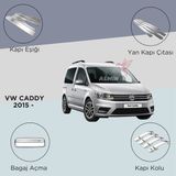 Alminox Oto Aksesuar Vw CADDY-2015 Set 18 Prç - Paslanmaz Çelik