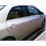 Alminox Oto Toyota Corolla 2013 - 2018 Cam Çıtası 4 Pcs P.çelik - Paslanmaz Çelik