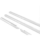 Alminox Oto Volkswagen Caddy Uyumlu Cam Çıtası 4 Parça 2003 2014 - (DipCamo)Charcoal-White