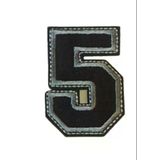 Almira Butik Aplike Ütü İle Yapışan 5 Rakamı Arma 4X4 Cm