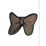 Almira Butik Aplike Ütü İle Yapışan Küçük Kelebek Kahverengi Arma 3X2 Cm