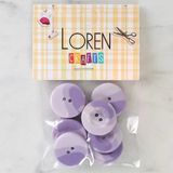 Almira Butik Loren Crafts 8'Li Düğme Mor - 1136
