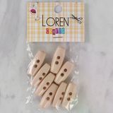 Almira Butik Loren Crafts Pudra Pembe 8 Li Çoban Düğmesi - 69