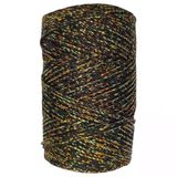 Almira Butik Makrome İpi 3Mm Polyester Siyah Altın Simli