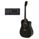 Almira F650N-BKC Elektro Akustik Gitar