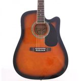Almira F650n-Sbc Elektro Akustik Gitar - Sunburst (Başlangıç/Orta - Cutaway Kasa) | Sunburst Finish, Sahne Kullanımı İçin Ekolayzer Sistemi, Kapalı Mekanizma Burgular | Ölçüler: 41 İnç Standart Dreadn