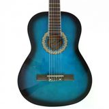 Almira MG917-BLS Klasik Gitar - Blue Sunburst (Başlangıç - 4/4 Boy) | Mavi Sunburst Kaplama, Akçaağaç Klavye Hissi, Öğrenci Dostu Sap Profili | Uyum: 4/4 (Tam Boy) Standart