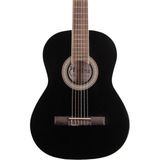 Almira MG917-JR-BK 3/4 Klasik Gitar - Siyah (Eğitim - Küçük Boy) | 3/4 Gövde Ölçüsü, Çocuk Ergonomisine Uygun Sap Yapısı, Parlak Siyah Cila | Uyum: 8-12 Yaş Arası Öğrenciler