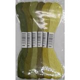 Almis 6 Adet Muline 8 Metre 6 Büküm Etamin Kanaviçe Bileklik Brezilya Nakış Rokoko Ip Seti - 469 165