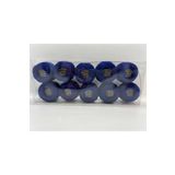 ALMİŞ Almiş Perle Etamin-kanaviçe 10'lu Iplik Seti (10 Gr-No:8) Mavi -Turkuaz Tonları