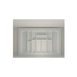 ALMITAL 75X49 Cm. 12 Gözlü Beyaz Çekmece Içi Kaşıklık 69X41 Cm'e Kadar Kesilebilir