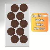 Almital Keçe-(45 mm Çap)-Kanepe Sehpa Sandalye Için Zemin Koruyucu