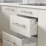 ALMITAL Keijo INOX 128mm Paslanmaz Kulp (mobilya, dolap kulbu, kulp modeli) - Renk