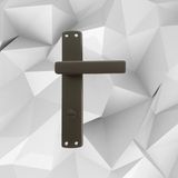 ALMITAL Lusso Antrasit Aynalı Kapı Kolu Lüks WC Kapı Kolu
