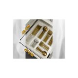 almital mobilya aksesuarları furniture accessories 47x49 Cm. 7 Gözlü Beyaz Çekmece içi Kaşıklık 38x41 Cm'e Kadar Kesilebilir - Ücretsiz Kesim
