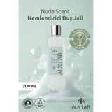 ALN LAB Nude Scent Nemlendirici ve Arındırıcı Duş Jeli - Aloe Vera & Probiyotik Vücut Şampuanı 200 ml
