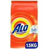 Alo 1.5 kg Aqua Pudra Kar Çiçeği Parfümlü Beyazlar ve Renkliler İçin Toz Çamaşır Deterjanı
