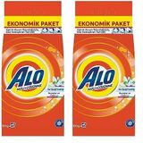 Alo 10 kg Kar Çiçeği Ferahlğı Beyazlar ve Renkliler Hızlı Çözülme Toz Deterjan 2li paket